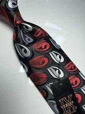 NWT VERSE 9 MULTI COLOR PAISLEY STYLE PRINT SILK DESIGNS NECK TIE & HANKY