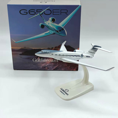 1:200 16cm Gulfstream G650ER Privatjet Modell Flugzeug Metall Sammlerstück