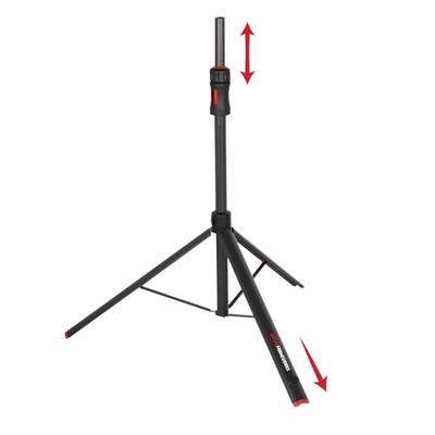 Gator Frameworks ID Series Speaker Stand with Lift Assist and Adapter Black
