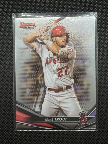 2022 Bowman's Best #14 Mike Trout Base Set Card Los Angeles Angels