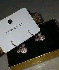 Elegant Cubic Zirconia Mickey Mouse Earrings....