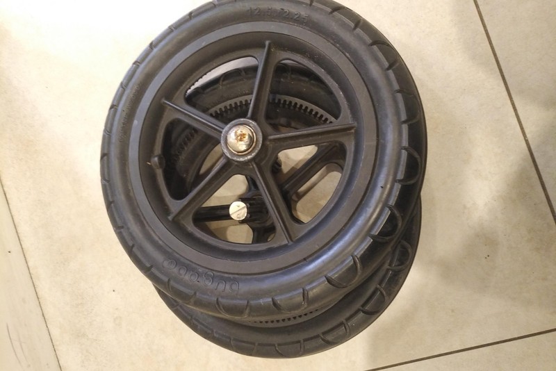 Bugaboo Chameleon Rear Wheels Solid Rubber - No Flats