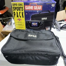 Sega Game Gear Super Sonic Sports Pack Box And Bag Only No System Or Games