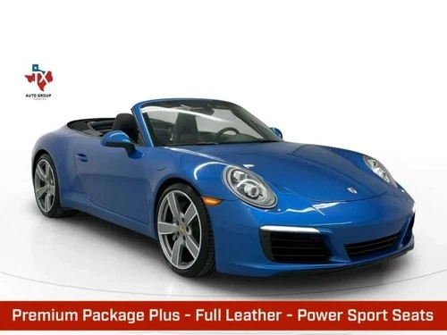 2017 Porsche 911 Carrera Cabriolet 2D Image 1 of 2