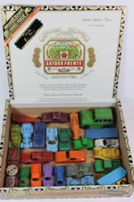 Lot of 25 Vintage Tootsie Toys Dragsters, Firebird, Military Jeep, Land Rover 