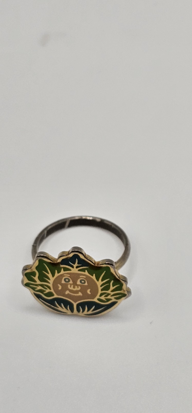 Vintage Cabbage Patch Enamel Ring - image 2