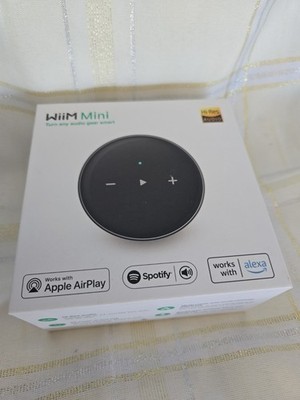 WiiM Mini AirPlay 2 Wireless Audio Streamer Multiroom Works Alexa Siri