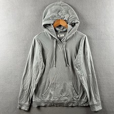American Giant Hoodie Womens L Gray Supima Cotton Modal Blend Pullover USA Made