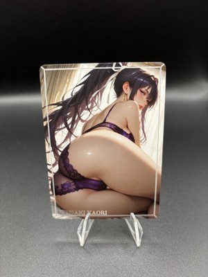 Kanzaki Kaori Waifu Card TCG Full Art Waifu Legends Custom Goddess Anime