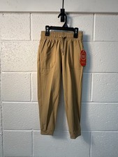 Wonder Nation Boy's Moisture Wicking Stretch Jogger Urban Khaki XS,S,M,L,XL,2XL