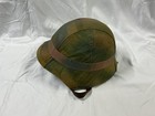 WWII ORIGINAL SWISS HELMET M-18/40 STEEL COMBAT HELMET LEATHER LINER — photo 2