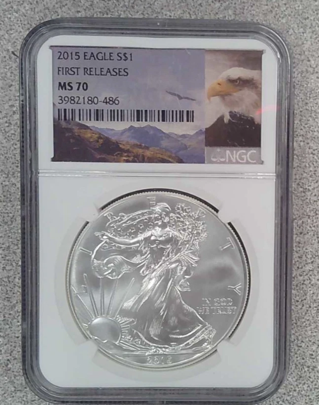 American Eagle MS 70 Graded 2015 Silver Bullion Coins for sale | eBay