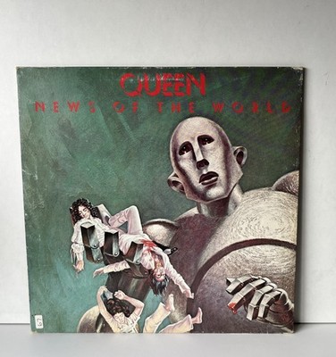 Queen News Of The World Vinyl Record Italian Pressing Top Loader Sleeve