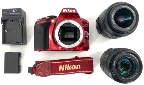 Nikon D3200 24.2 MP CMOS Digital SLR Camera w/ 18-55mm & 55-200mm Lenses