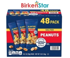 Planters Salted Peanuts, Single-Serve Packs (1 oz., 48 pk.) Great Price