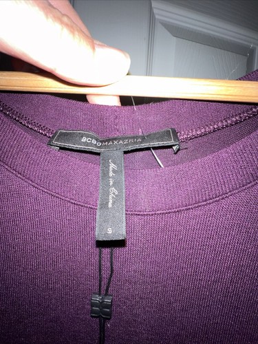 NWT BCBGMAXAZRIA Women’s Bordeaux Gather DIA Casual Midi Dress Size S A041221 - Picture 3 of 7