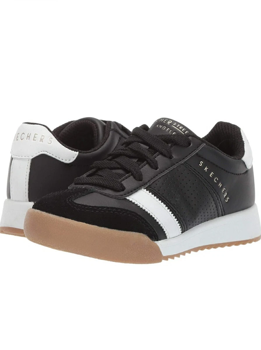 Skechers Street Los Angeles Zinger color Black White SNEAKERS Boys