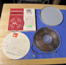 2 OLD Vintage Film REELS - BASF  1800ft Reel - came with 16mm items