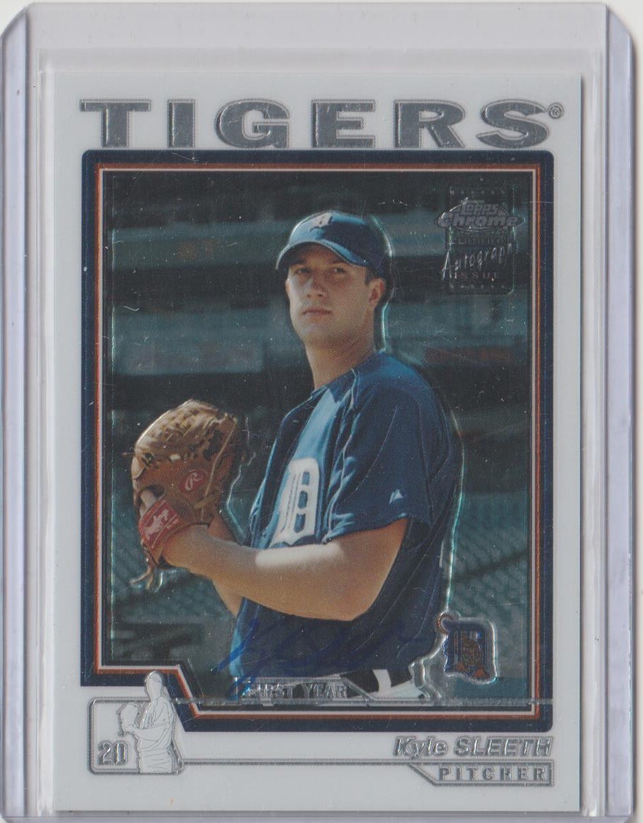 KYLE SLEETH 2004 TOPPS CHROME #239 AUTO 