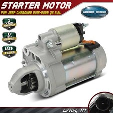 Starter Motor for Jeep Cherokee 2015-2022 V6 3.2L 12V 1.7KW Clockwise 11-Tooth