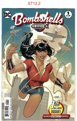 Bombshells United #1 2017 DC Batwoman Supergirl Wonder Woman VF/NM st122