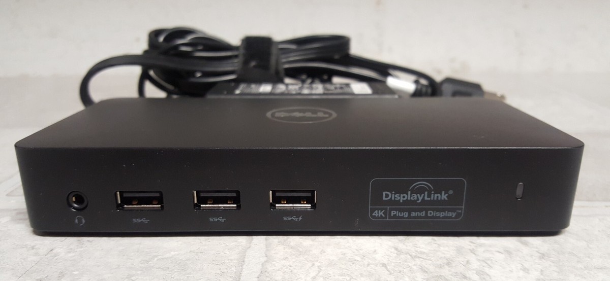 Dell D3100 USB 3.0 Ultra HD/4K Docking Station w/Power Supply | eBay