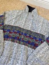 Vintage Head Windbreaker Womens Jacket Large Full Zip Sportswear AOP Rare