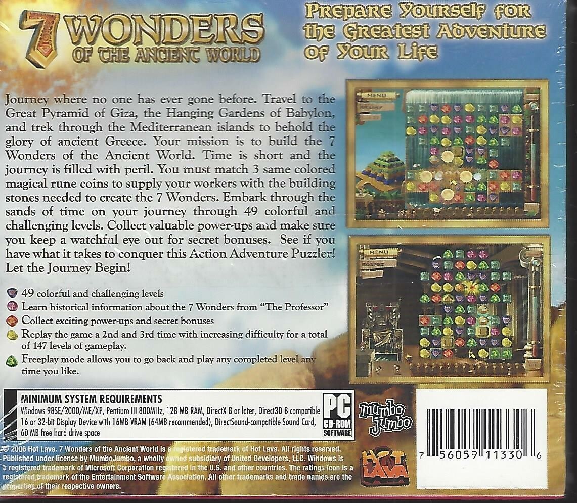7 Wonders of the Ancient World (PC, 2006) for sale online | eBay