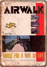 Airwalk BMX Shoes Jack Smith Ad Reproduction Metal Sign B524