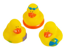 Beach Rubber Duck Set of 3 Free Shipping with 6 Purchases 