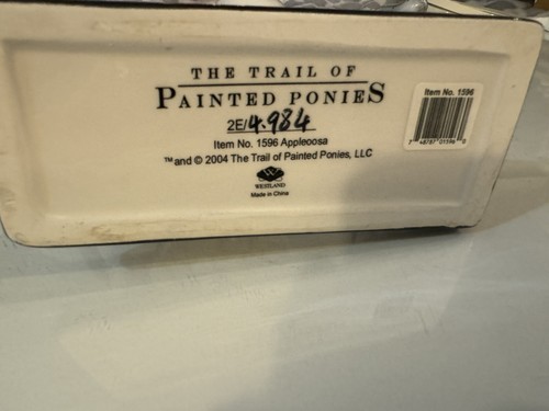 The Trail of Painted Ponies figurine Appleoosa appaloosa 2E/4984 - Picture 6 of 6