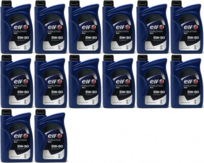 Elf Evolution 900 5W-50 Motoröl 14x 1l = 14 Liter