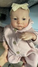 19in Full Vinyl Body Levi Reborn Baby Doll Awake Soft Touch 3D Skin Washable Toy