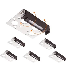 CLOUDY BAY [6 Pack] 4 Inch 12V-15 VAC/DC Low Voltage Hardscape Lighting Paver...