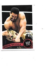 David Otunga 2011 Topps WWE Trading Card #21