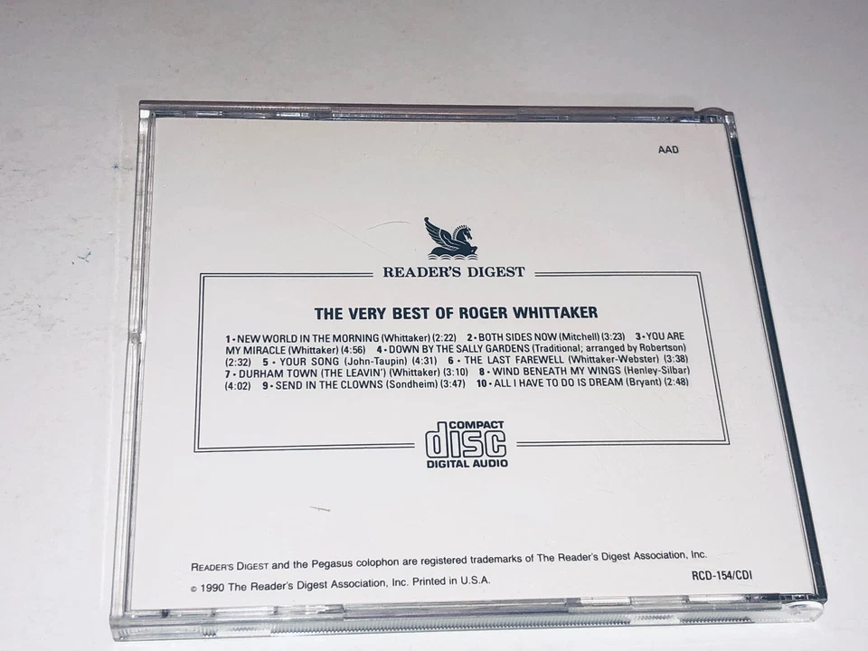 The Very Best Of Roger Whittaker Pop Music Album Cd 4W23 - Image 4 of 4