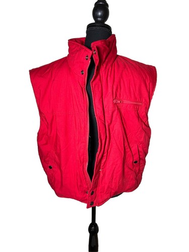 Gilet Haggar full zip rosso taglia XL - Foto 2 di 14