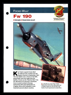 FW 190 FOCKE-WULF