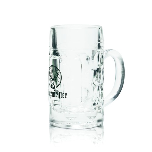 6x Jägermeister Shotglas Schnapsglas 5cl Bierkrug Stamper Kurzegläser Likörglas - Bild 3 von 4