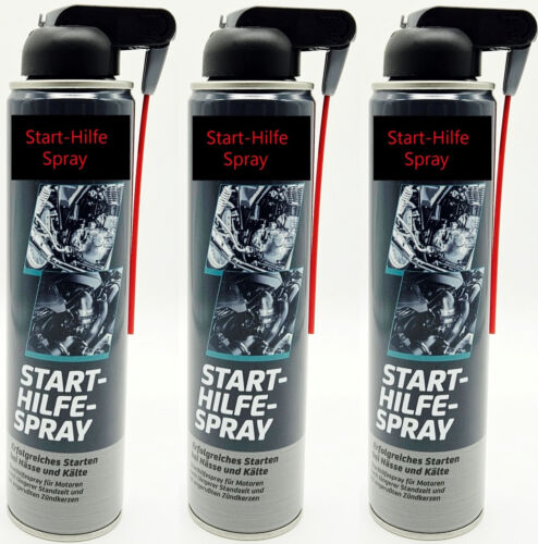Starthilfespray Motorstarter 3x400ml Startpilot Spray Auto Kaltstart-Hilfe - Bild 1 von 3
