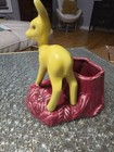 Vintage Shawnee Pottery Yellow Deer Grass Planter USA #624 Planter MID CENTURY — photo 6