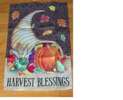 Rain or Shine Harvest Blessings 12.5'' x 18'' Flip-It - Lowe's Flag (224)