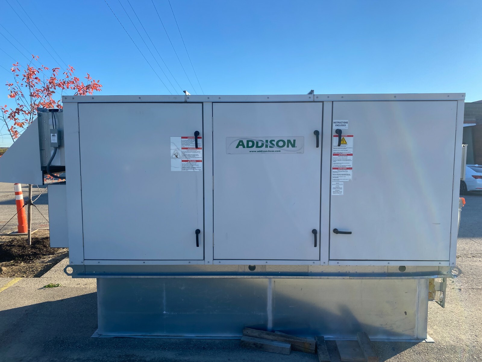 Addison 200,000 BTU-Heat Only -Roof Top Unit and curb-208v/3ph ...