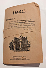 Festung St. Nazaire Festungskalender 1945 Hsg. Kampfgruppe Reese