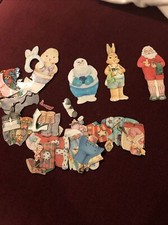 New Magnetic holiday Characters, Santa, Easter Bunny, Snowman,  Duck W/Outfits