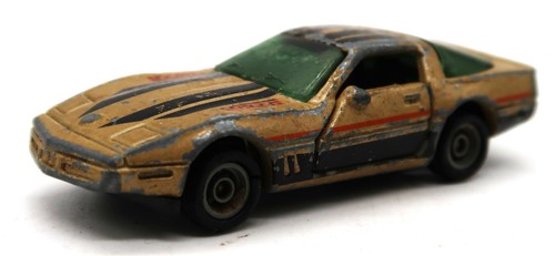 Vintage 1982 Gold Chevrolet Corvette Kidco Lock Ups No Key Macao - Picture 2 of 11