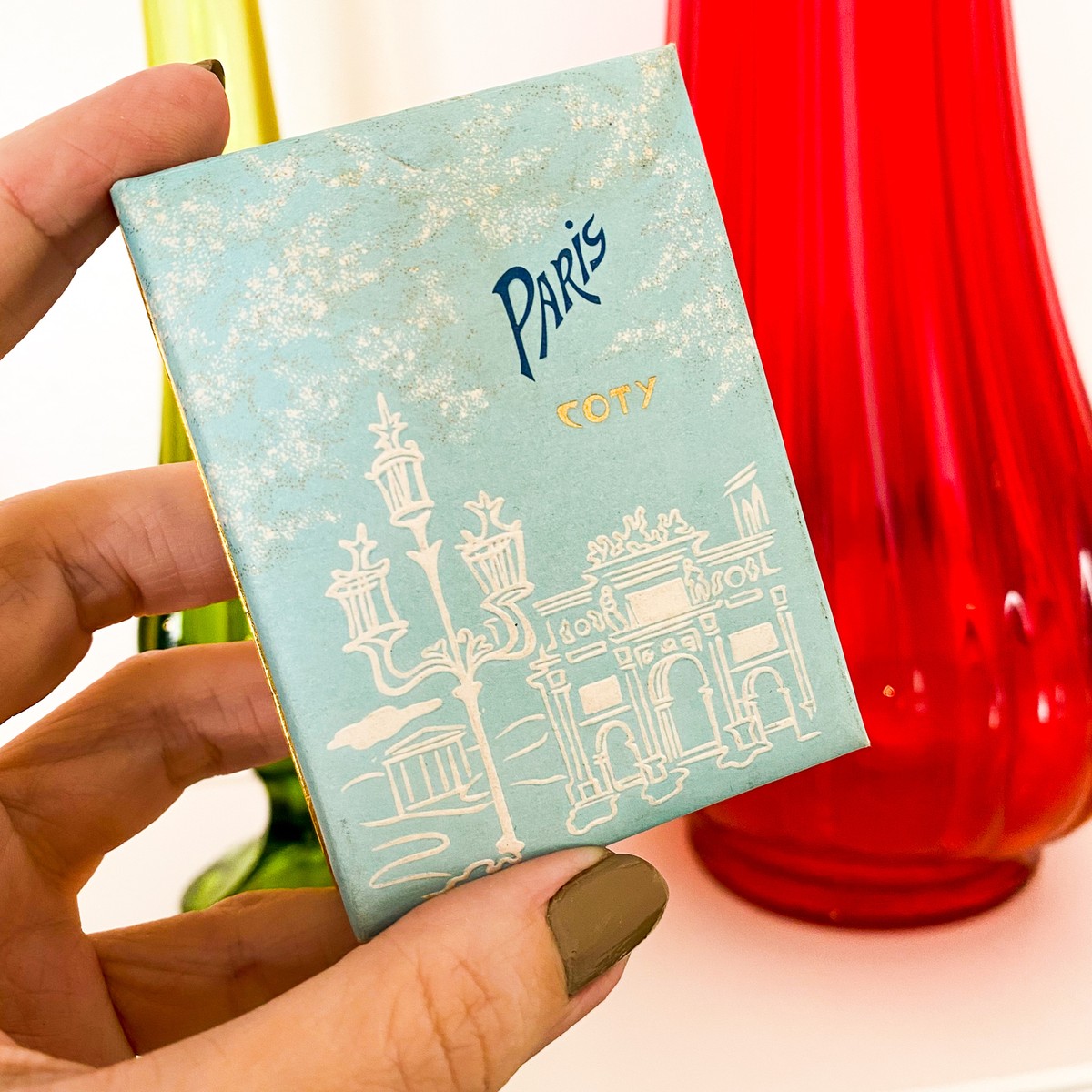 So Lovely! Vintage Coty PARIS .25 oz Perfume Extrait + BOX