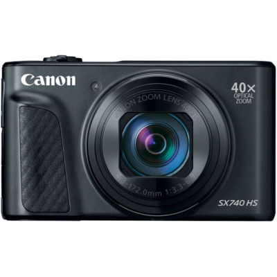 Canon PowerShot SX740 HS 20.3MP Point & Shoot Camera - Black for 