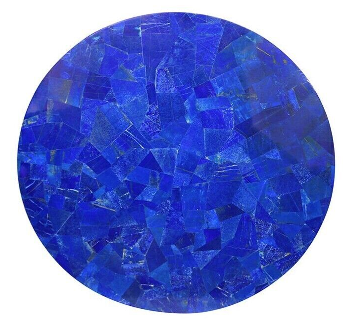 Custom Made Lapis Lazuli Blue Stone Dining Table Handmade Valantine day gift