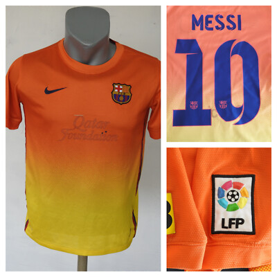 FC Barcelona Nike シャツ オレンジ Nike FC Barcelona Shirt Mens XL Orange Soccer Futbol MLS | eBay